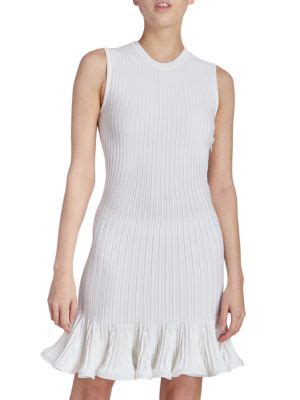 Shop Givenchy Ruffle Hem Strapless Dress 